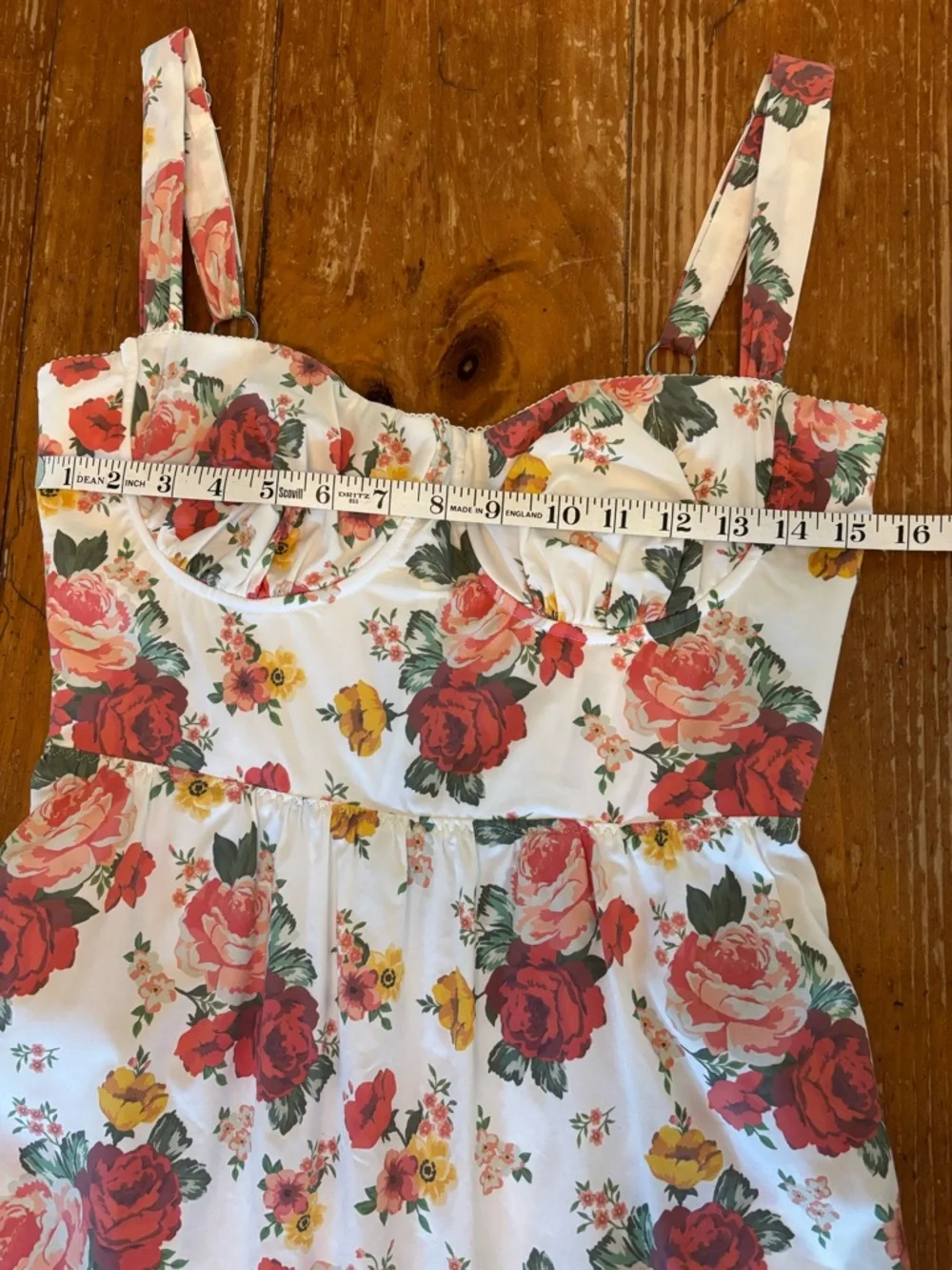 House of CB Elia Italian Rose Print Midi Dress - Picture 4 of 7